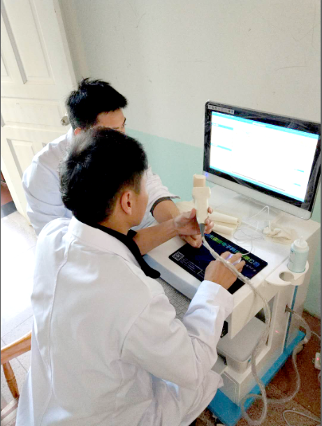 大菠萝福利软件檢測儀被昆明晉民醫院采購添補了當地縣醫院大菠萝福利软件檢驗的一片空白
